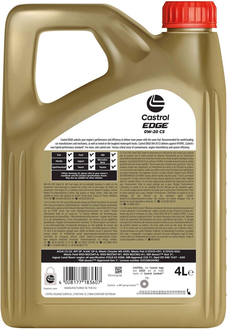 CASTROL 15F6E9 Motoröl