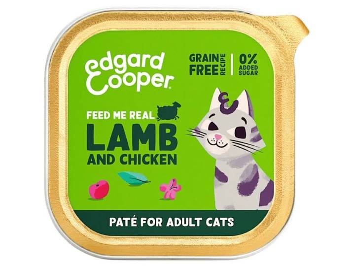 Edgard &amp; Cooper Chat adulte Pâté Agneau et poulet 85 g