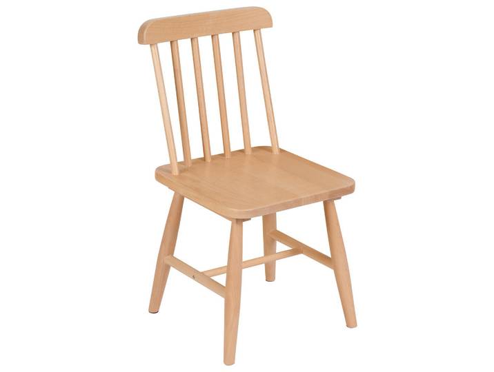 Jimmylee Kinderstuhl, Naturfarben, Holz, Buche, vollmassiv, 59.5x30x31 cm, Baby- und Kindermöbel, Babyzimmer, Kindersessel & Kindertische