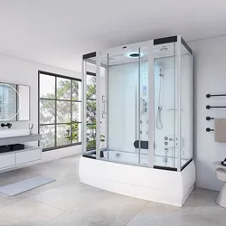 HOME DELUXE Dampfdusche mit Whirlpoolfunktion und LED-Beleuchtung DIAMOND - 170 x 90 cm Weiß