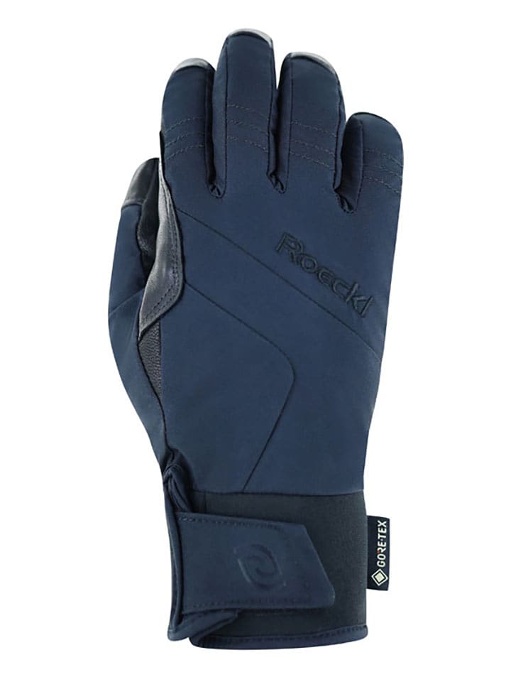 Roeckl SPORTS Ski-/ Snowboardfingerhandschuhe "Sahoro GTX" in Schwarz - 8,5