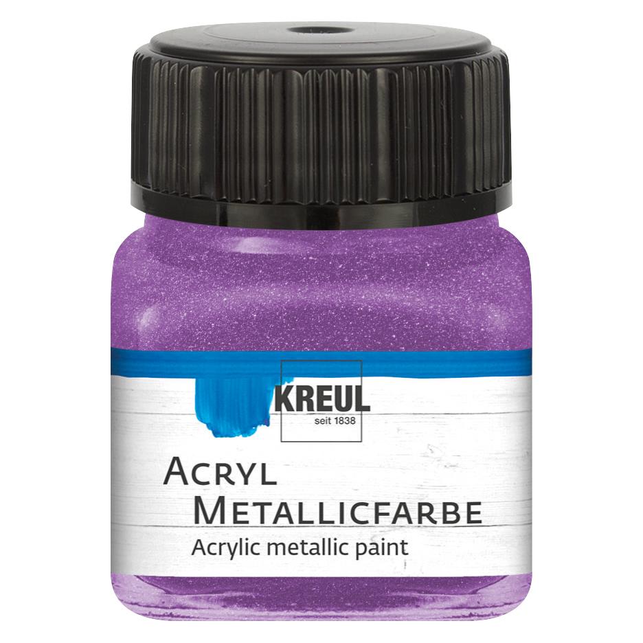 Kreul Acryl Metallicfarbe, cremig deckend, 20 ml (20 ml) (23251890)