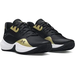 UNDER ARMOUR Lockdown 7 Low Basketballschuhe 001 - black/metallic gold/black 46