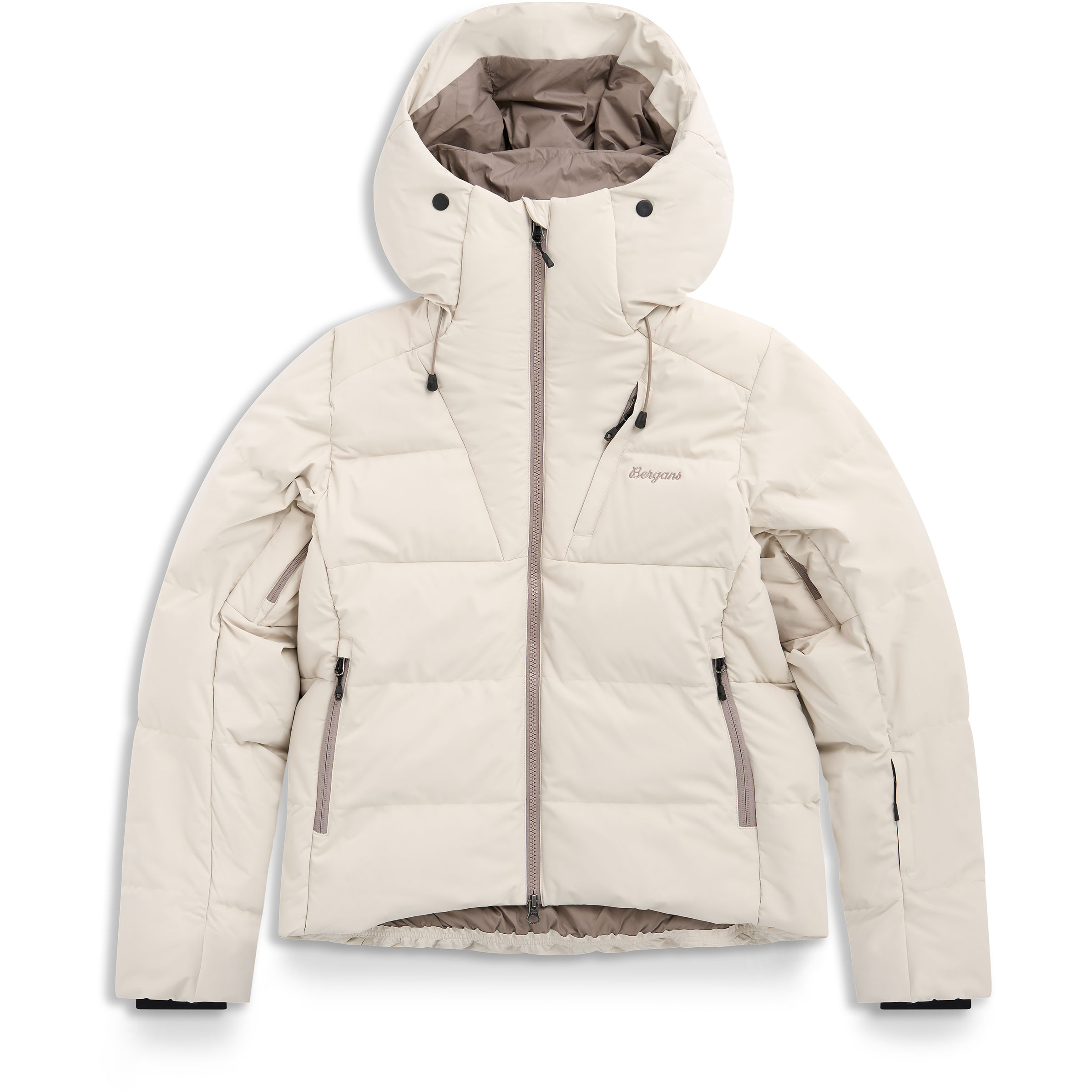 Bergans Oppdal Down Damen Isolationsjacke beige Größe S Skifahren Daune | Primaloft