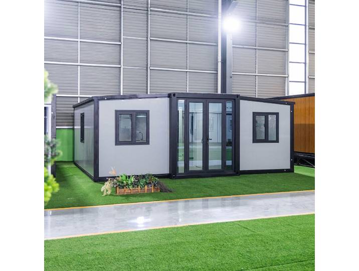 2 3 4 5 chambres salles de jardin Villa Portable préfabriquée maison Mobile pliable 40 pieds 20 pieds maison conteneur extensible préfabriquée