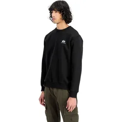 Alpha Industries Herren Sweatshirt BASIC SMALL LOGO - Regular Fit - 188307-03 Black - L