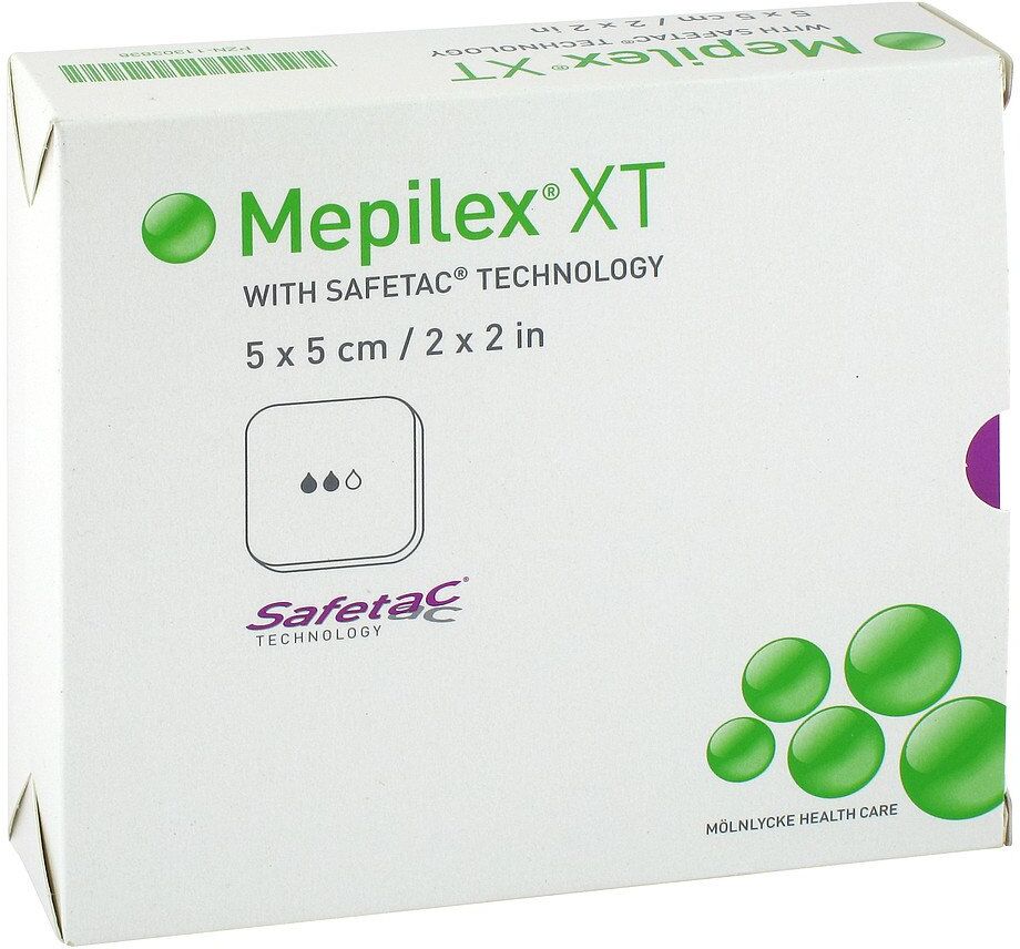 Mepilex Xt 5x5 cm Schaumverband