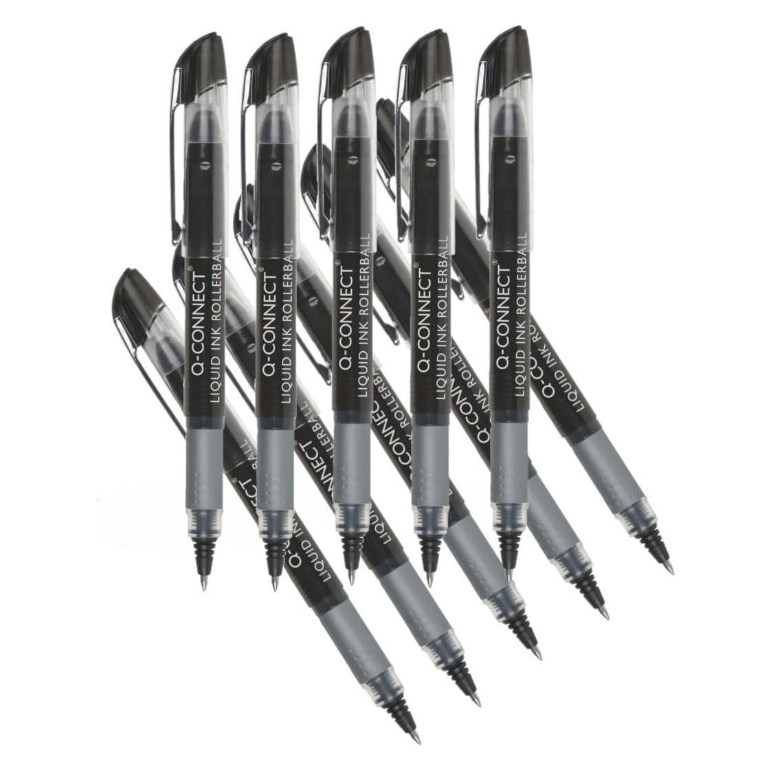 Q-Connect Kugelschreiber 0,5 mm (Linie), schwarz (1x) (47273590)