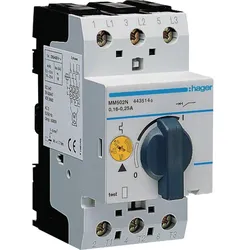 Hager MM502N Motorschutzschalter Baugrösse 1, 0.16-0.25A 2.5M bei 230/415V