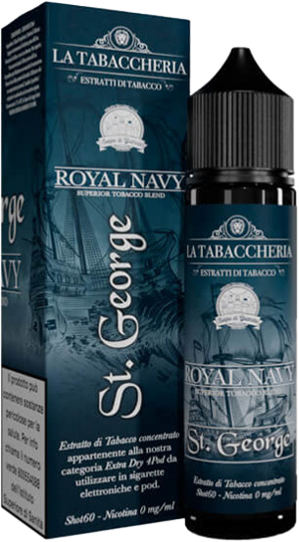 La Tabaccheria St. George Royal Navy Liquido Shot 20ml Tabacco Perique Burley Izmir Latakia