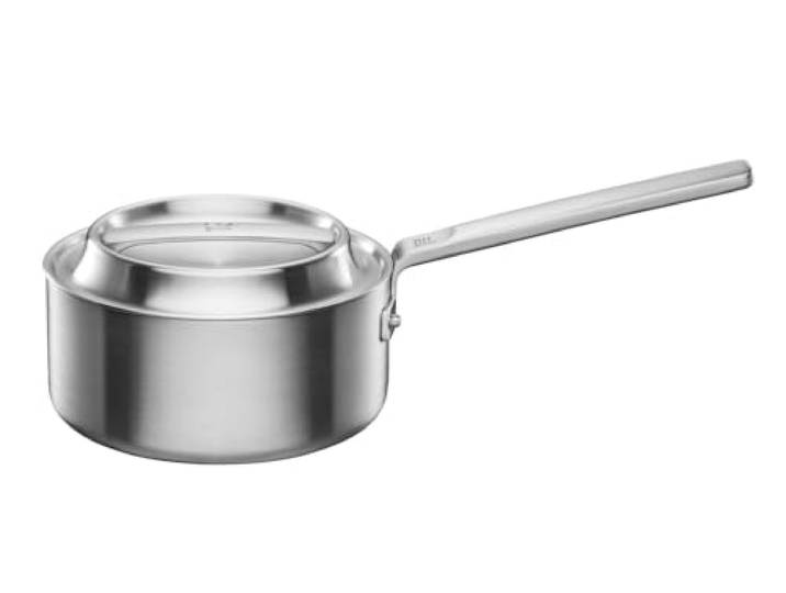 Fiskars Norden Steel Stieltopf, 1,8 l, Für alle Kochfelder geeignet, Unbeschichtet, Edelstahl, 1067637