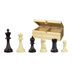 Chess - Schachfiguren - Nerva - recycelter Kunststoff - Staunton - Königshöhe 95 mm 241980