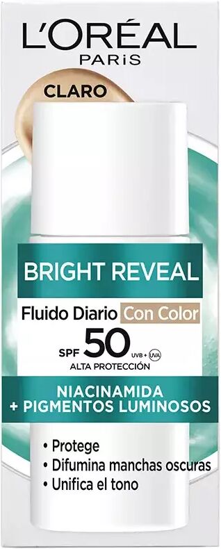 L'Oréal Paris Bright Reveal Niacinamide Daily Fluid SPF50 50 ml Claro