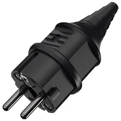 Mennekes 10754 Stecker SCHUKO, 16A2p+E, 230V, IP44, SW