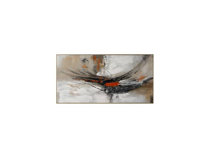 Handgemaltes, gerahmtes Bild „Powerful“ 70 x 140 cm Multicolor Crea Collection