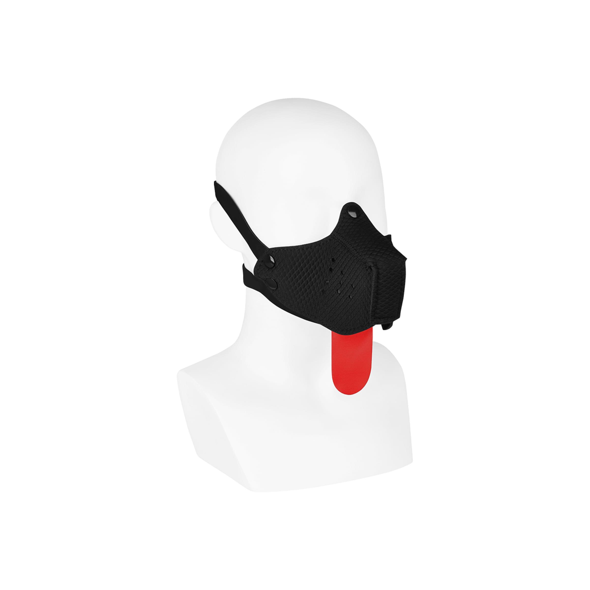 Maske im Maulkorb Design