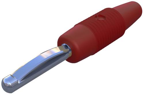 Hirschmann Test & Measurement VON 20 Bananenstecker Stecker, gerade Stift-Ø: 4mm Rot