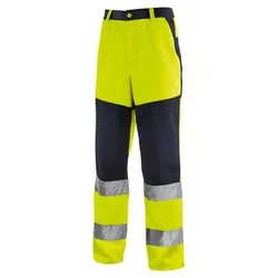 Warnschutz Bundhose "ROCHESTER" gelb/marine - 48 - gelb