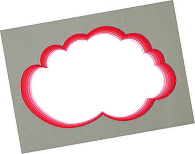 neutral Moderationskarten 41,0 x 26,0 cm weiß/rot 100110259588962