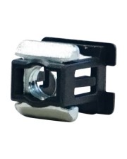APRA 4 Sätze Super-easy-Befestigungsmaterial M5 Spezial-Kaefigmuttern Schrauben Kunststoff Stahl Schwarz (631-555-04)