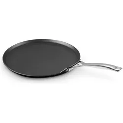 Le Creuset Aluminium-Antihaft, Pfanne + Kochtopf, Schwarz