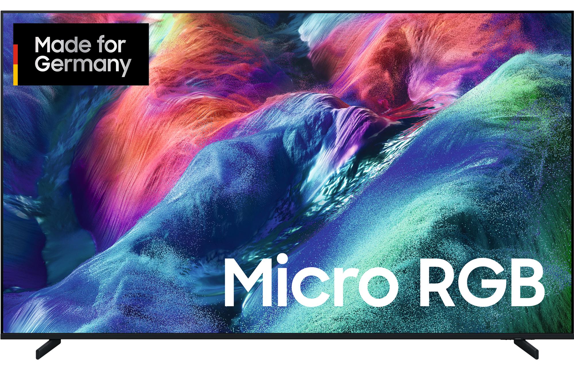 Samsung 65" Micro RGB R85H 4K Vision AI Smart TV (2026), 165,1 cm (65"), 3840 x 2160 Pixel, Micro RGB, Smart-TV, WLAN, Schwarz, Titan