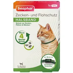 Beaphar - Zecken- und Flohschutz Halsband für Katzen