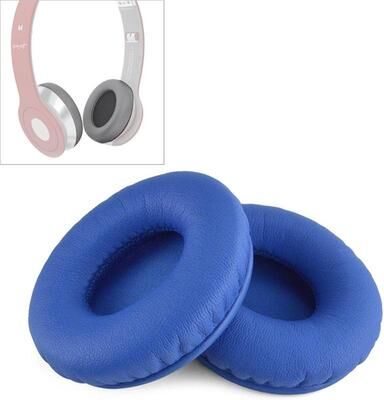 Inspired Deals Ear Pads For Beats Solo HD Solo Soft Leather Ear Cushions blue