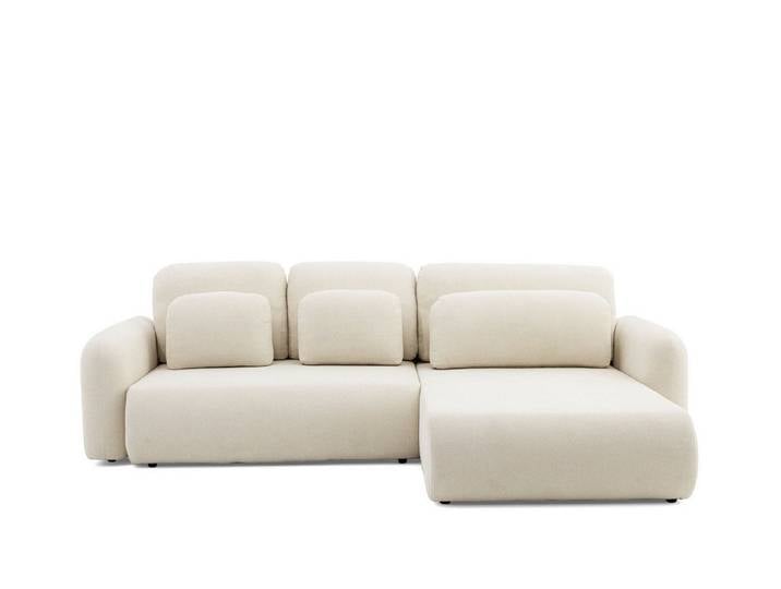 Muffo Ecksofa NEST, Schlaffunktion, Bettwäschebehälter
