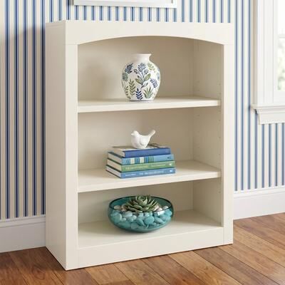 Coder Crossing Arch+Haven Unfinished Solid Pine Bookcase