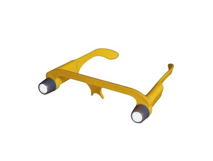 Zaklamp AGL Micro koplamp gekst m.Leuchtm LB01