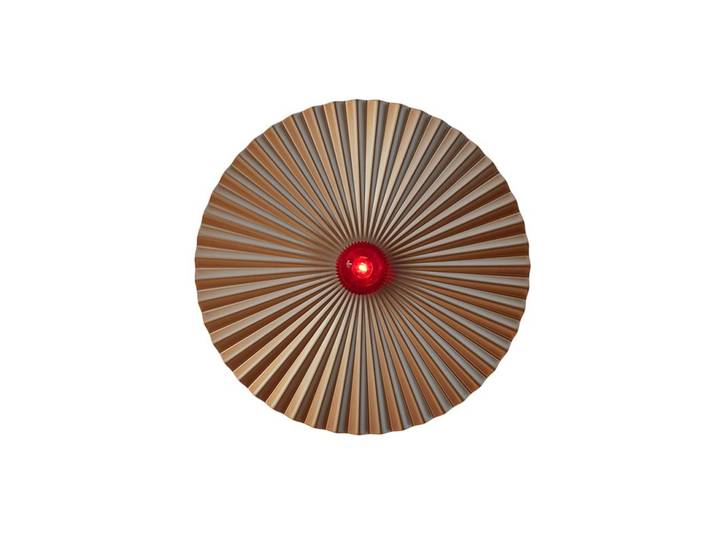 FIRMAMENTO MILANO lamp murale au plafond PLISSÉ ø 30 cm (Champagne anodisé - Aluminium peint anodisé)