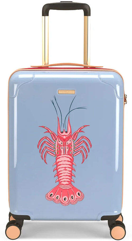 Yvonne Ellen Lobster Print 4-Wheel Cabin Case - Pale Blue