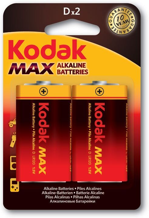 PILHA KODAK MAX D