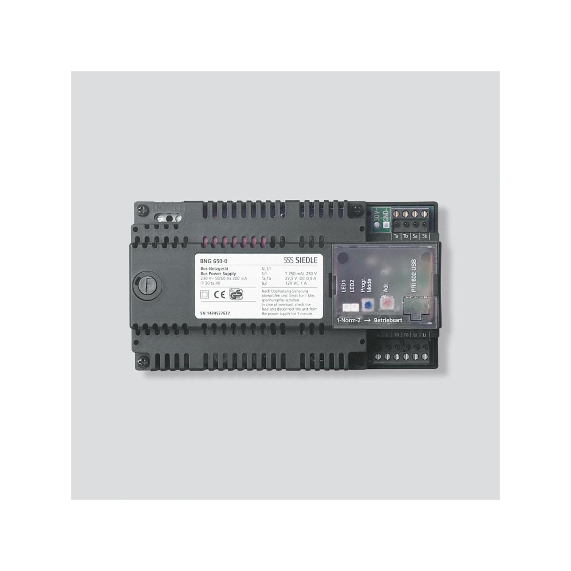 Siedle&Söhne Bus-Netzgerät f.In-Home-Bus Audio BNG 650-0 DE (200035140-00)