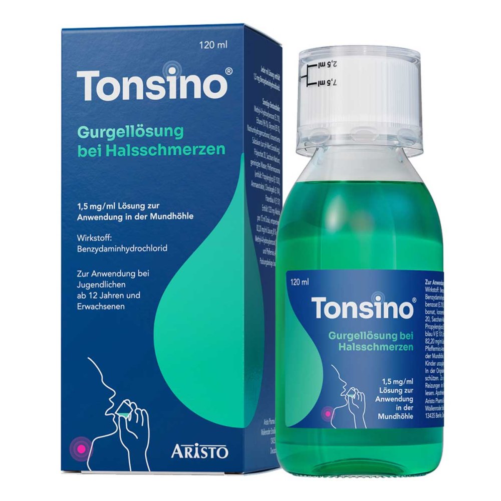 Aristo Pharma GmbH Tonsino® Gurgellösung bei Halsschmerzen 19129989