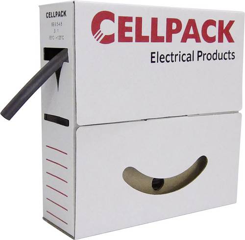 CellPack 127123 Schrumpfschlauch ohne Kleber Weiß 9mm 3mm Schrumpfrate:3:1 10m