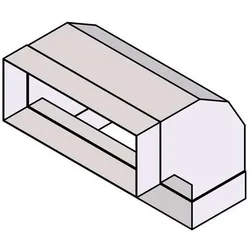 Hastrag, Zubehör Belüftungstechnik, Bogen 45/90° für Flachkanal