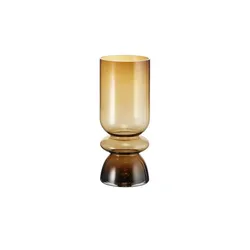HOME STORY Vase   , braun , Glas , Maße (cm): H: 36  Ø: 14.5