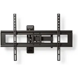Nedis Vollbewegliche TV-Wandhalterung - 37 – 70" - Max. 25 kg - 3 Drehpunkte - Neigen, Schwenken u (Wand, 25 kg, 37" - 70"), TV Wandhalterung, Schwarz