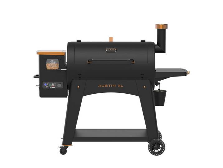 Barbecue À Pellet Onyx Austin Xl 1000 - Acier - Noir - Surface De Cuisson: 90x50cm - Pit Boss