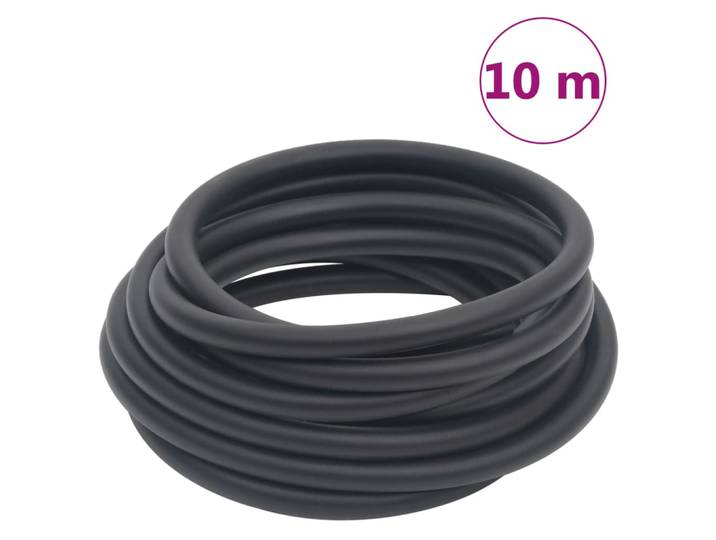 vidaXL Hybrid-Luftschlauch Schwarz 0,6 10 m Gummi und PVC