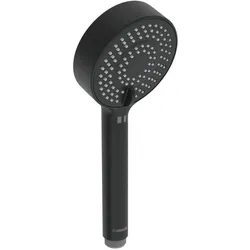 Hansa, Duschbrause, Basicjet Handbrause, 3-strahlig schwarz matt (3 Strahlarten, 18 l/min)