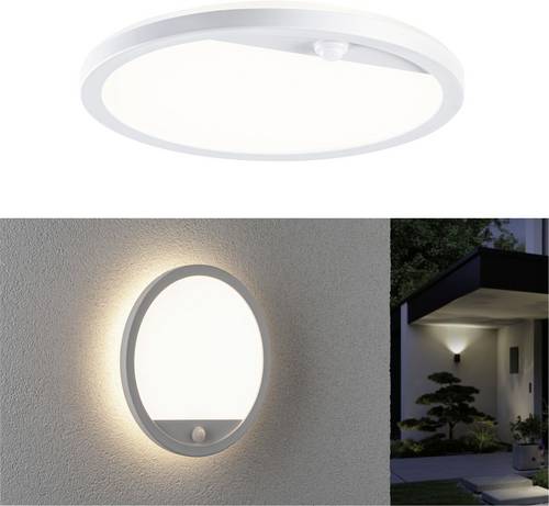 Paulmann Lamina PIR 94662 LED-Außenwandleuchte mit Bewegungsmelder 15W Weiß