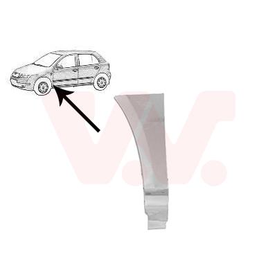 VAN WEZEL Kotflügel 7625155 unten