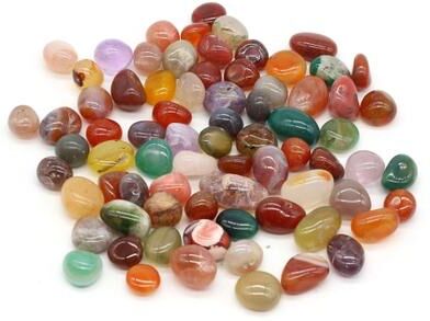Inspire Essentials Natural Colorful Crystal Pebbles Decorative Stones Aquarium And Home Decor 4