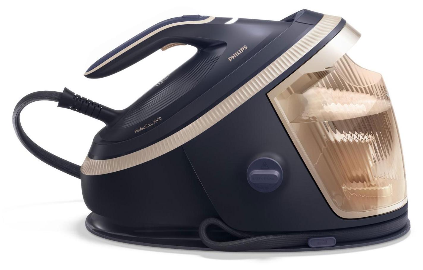 Philips PerfectCare Dampfbügelstation 7000 Series, 3120 W, 650 g/min, SteamGlide Elite-Sohle, 8,5 bar, 1,5 l, 170 g/min