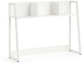 Suprima Yak About It® Durable Bookshelf - White with Black Metal by DormCo