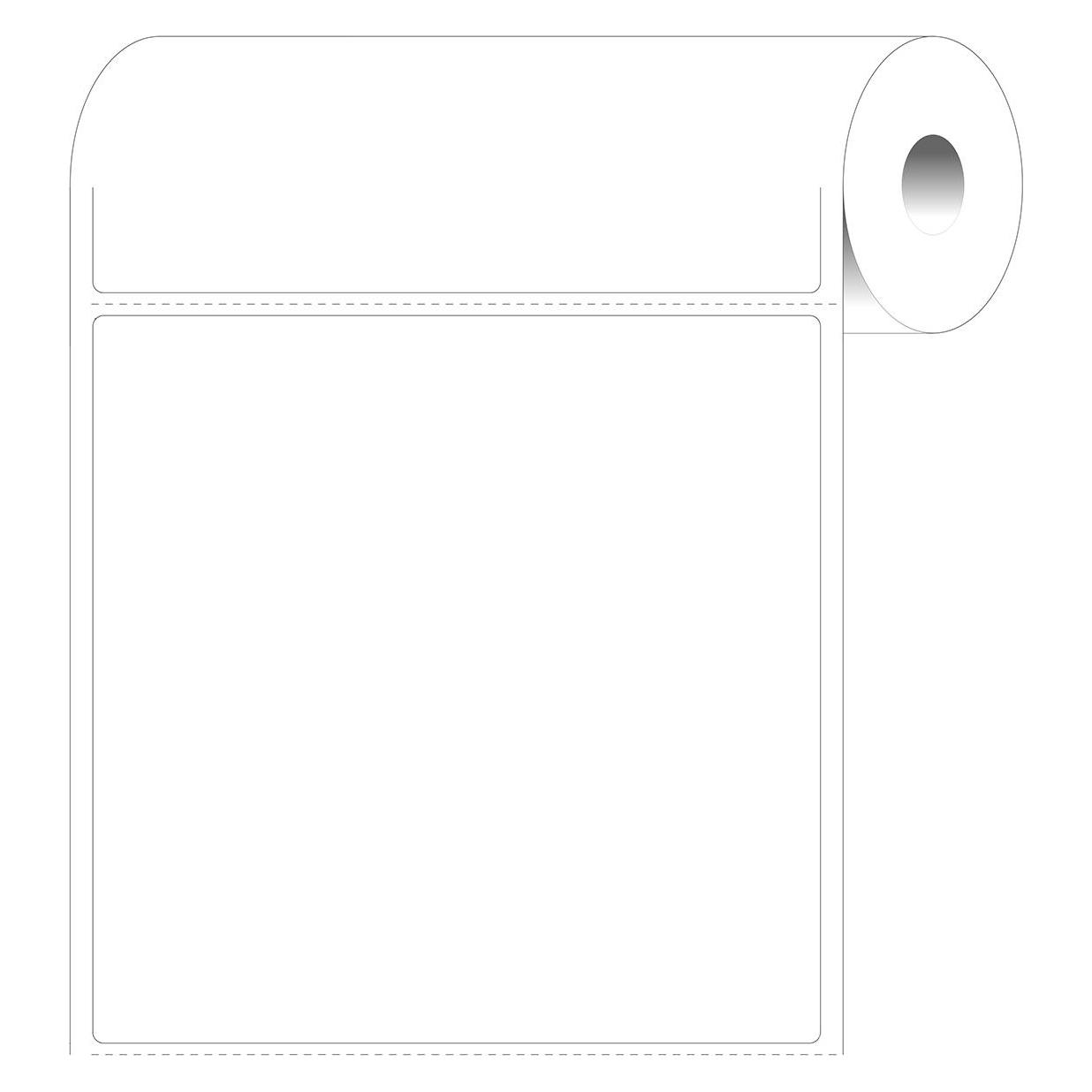 Brady BPT-540-405, B-7604, Thermopapier, Weiss, 101.60 x 101.60 mm, permanent (1 VE = 12 Rollen á 3 (107.95 mm) (BPT-540-405)