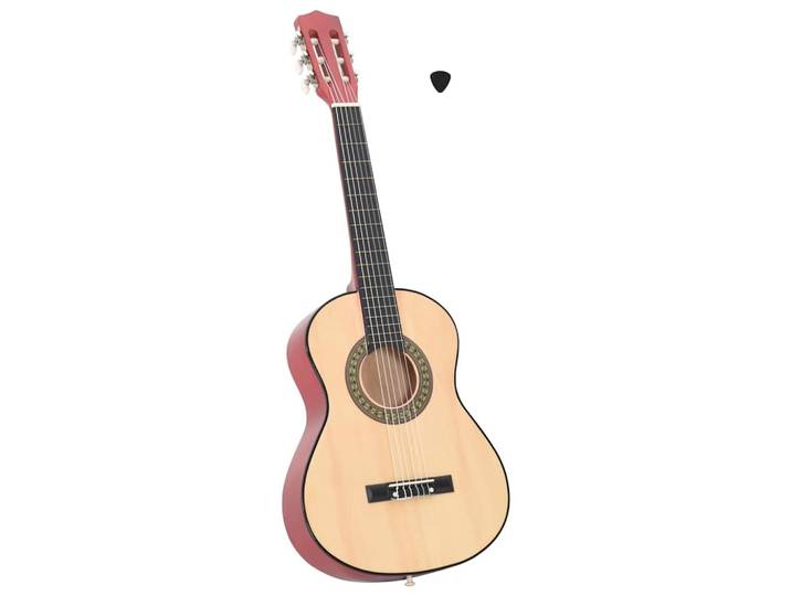 vidaXL Klassische Gitarre für Anfänger und Kinder 1/2 34 Lindenholz
